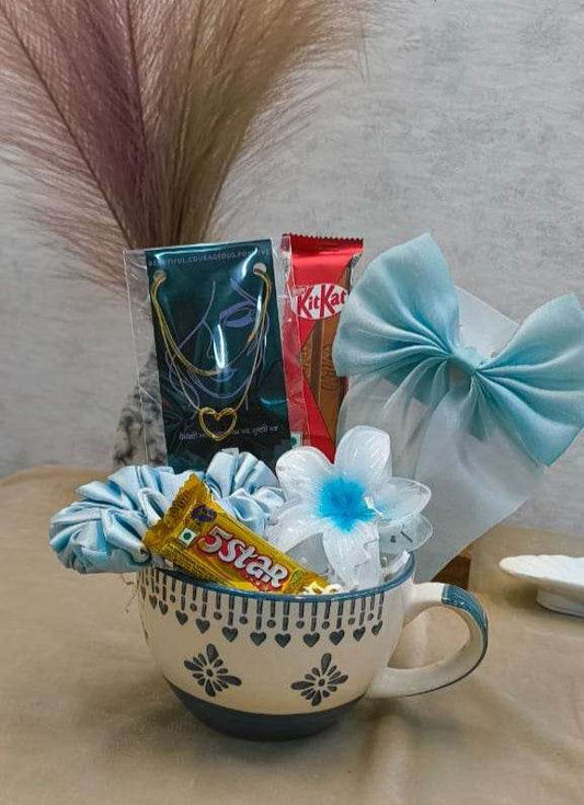 Mandala art Ceramic Mug Gift Set - MANTRA KARMA