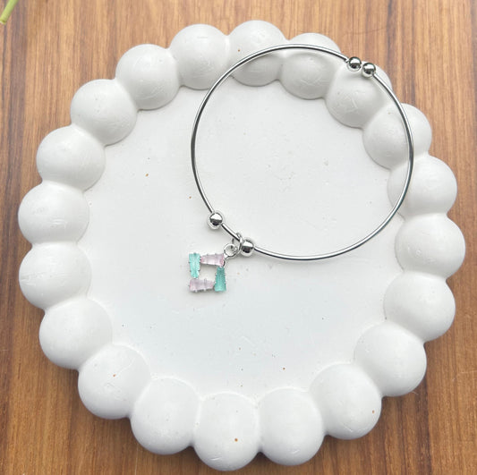 Geometric charm  adjustable Bracelet