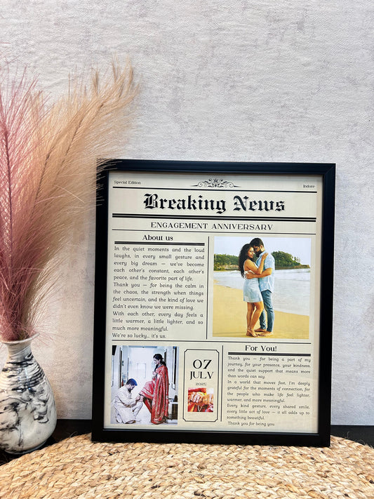 Customized Wedding Anniversary Photo Frame