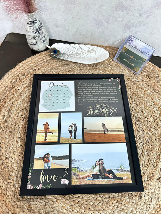 Wedding Anniversary Photo Frame (Customized )
