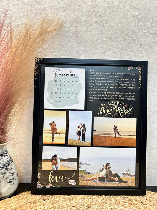 Wedding Anniversary Photo Frame (Customized )
